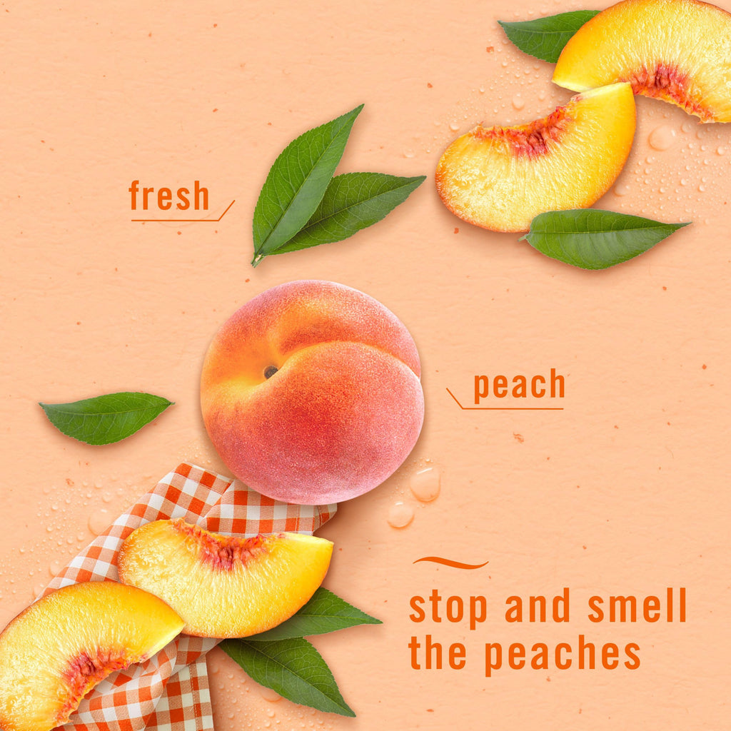 Febreze Plug In Air Freshener, Odor-Fighting Scented Oil Refill, Air Fresheners for Home and Bathroom and Kitchen, Long Lasting for Strong Odors, Juicy Summer Peaches Scent, 0.87oz Refills, 4 Count