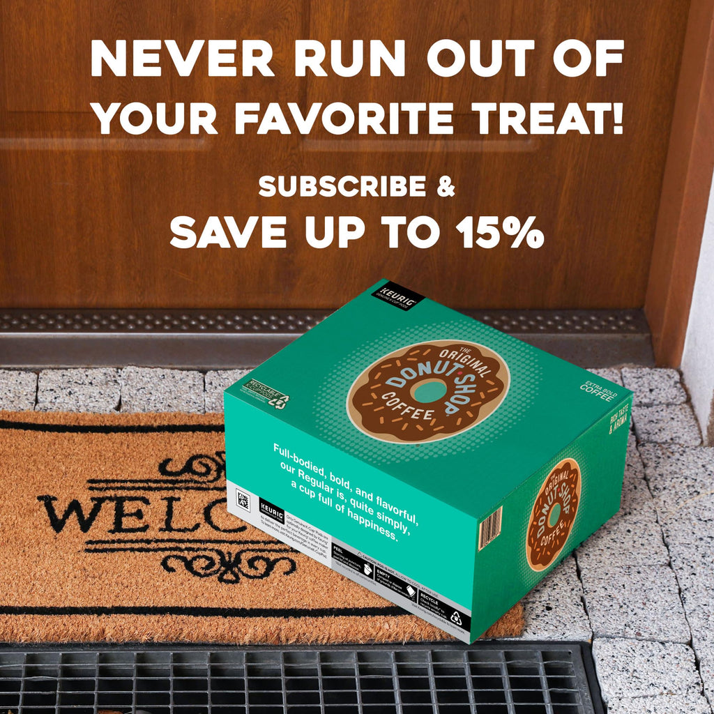 The Original Donut Shop Regular, Single-Serve Keurig K-Cup Pods, Medium Roast Coffee Pods, 32 Count