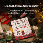 Walker’s 2026 Advent Calendar with Shortbread Cookies from Scotland - 24 Count (10.4 oz) - Limited Edition Cookie Box with Christmas Cookies in Various Shapes and Flavors