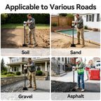 48" Handle Steel Tamper,8×8" Tamper Tool Landscaping