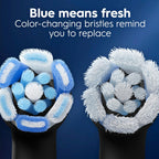 Oral-B iO Series Ultimate Clean Electric Toothbrush Replacement Brush Heads for an Oral-B Electric Toothbrush, 4 Count, Black