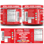 Clean Nutra Cayenne Pepper Beet Root Gummies Beetroot Garlic CoQ10 Hawthorn Berry Grape Seed Extract Olive Leaf Nattokinase Hibiscus Vitamin D Nitric Oxide - VasoEase