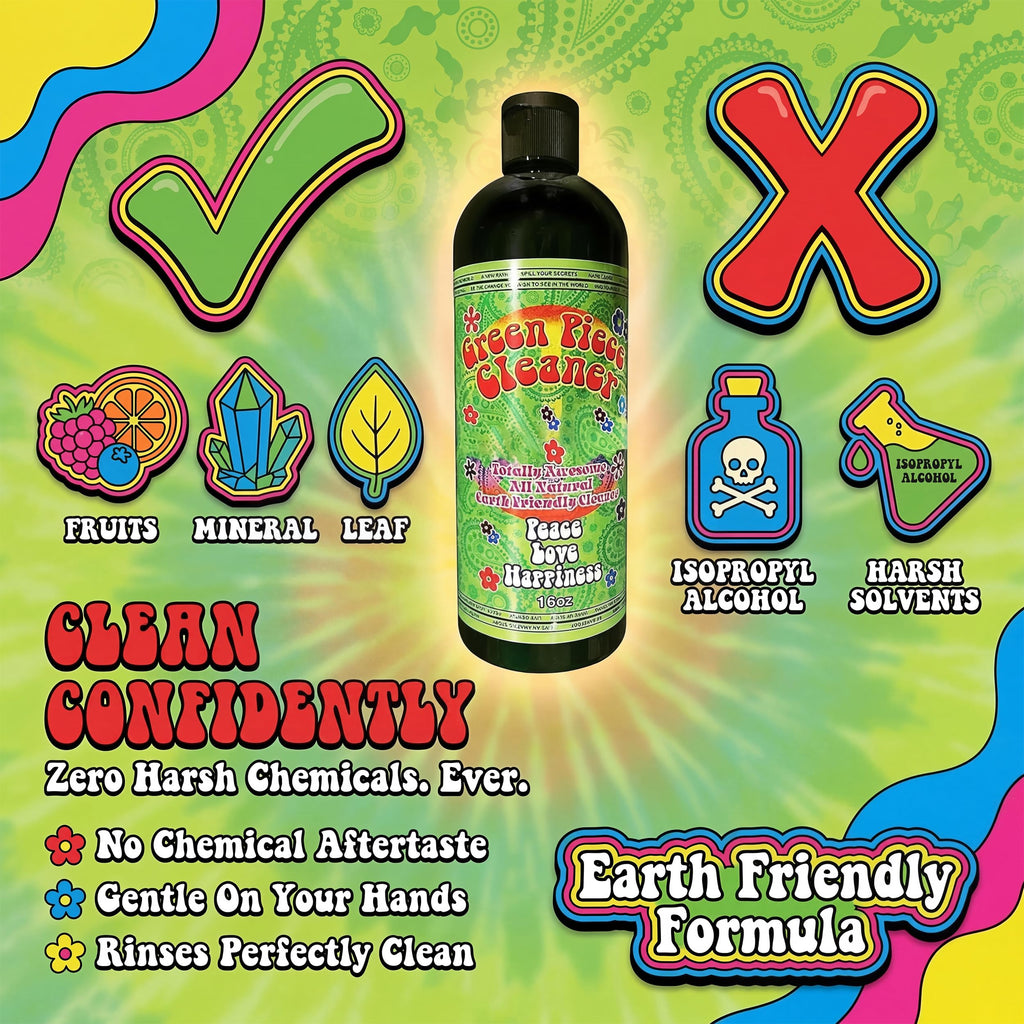 Green Piece® Cleaner - (Made in USA) The All Natural Earth Friendly Cleaner - Liquid Solution 36 Oz