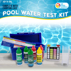U.S. Pool Supply 5-in-1 Pool Test Kit - Pool Water Testing Kit, Accurate Chemical Test for pH, Chlorine, Bromine, Alkalinity, Acid Demand - Residential Home Swimming Inground Above Ground, Hot Tub Spa