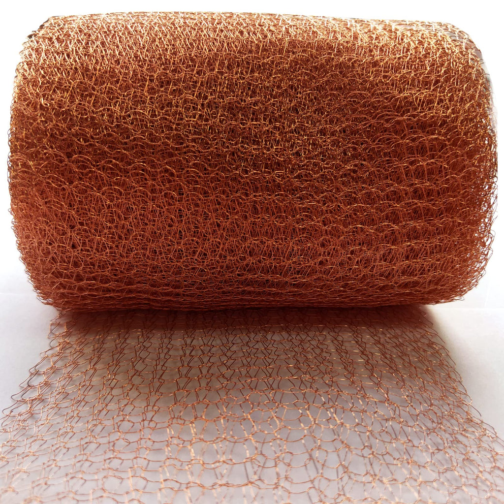 Copper Mesh Screen Chicken Wire Hardware Cloth Copper Wool Rodent Mesh Screen Copper Wire Mesh Screen Mesh Plant Protection 5 Inchx 32 Ft