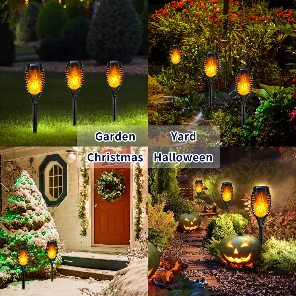 Swingers Solar Lights Outdoor, Halloween Solar Torch Lights