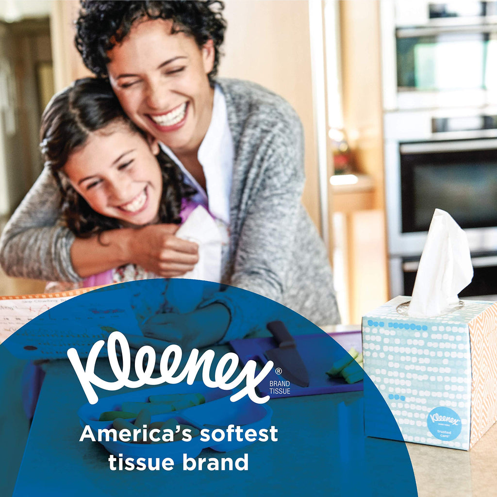 Kleenex Lotion Facial Tissue ( Designs & colors will vary ) 75 Count (Pack of 4)