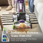 Bissell PET PRO OXY Urine Eliminator with Febreze Carpet Deep Clean Solution, with StainProtect Technology, for use in leading upright carpet cleaners, 48oz, Our best formula for pet messes & odors