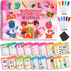 Curious 2 Learn Preschool Learning Activities -Tracing Books for Kids Ages 3-5 - Toddler Handwriting Practice - Letter Tracing for Kids Preschool Kindergarten Workbooks 3-4, 4-5 - Learning Toys