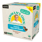 Newman's Own Organics Special Blend, Single-Serve Keurig K-Cup Pods, Medium Roast Coffee Pods, 48 Count