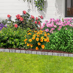 Landscape Edging Garden Edging Border Faux Stone Edging,17FT x 2.75 in Tall