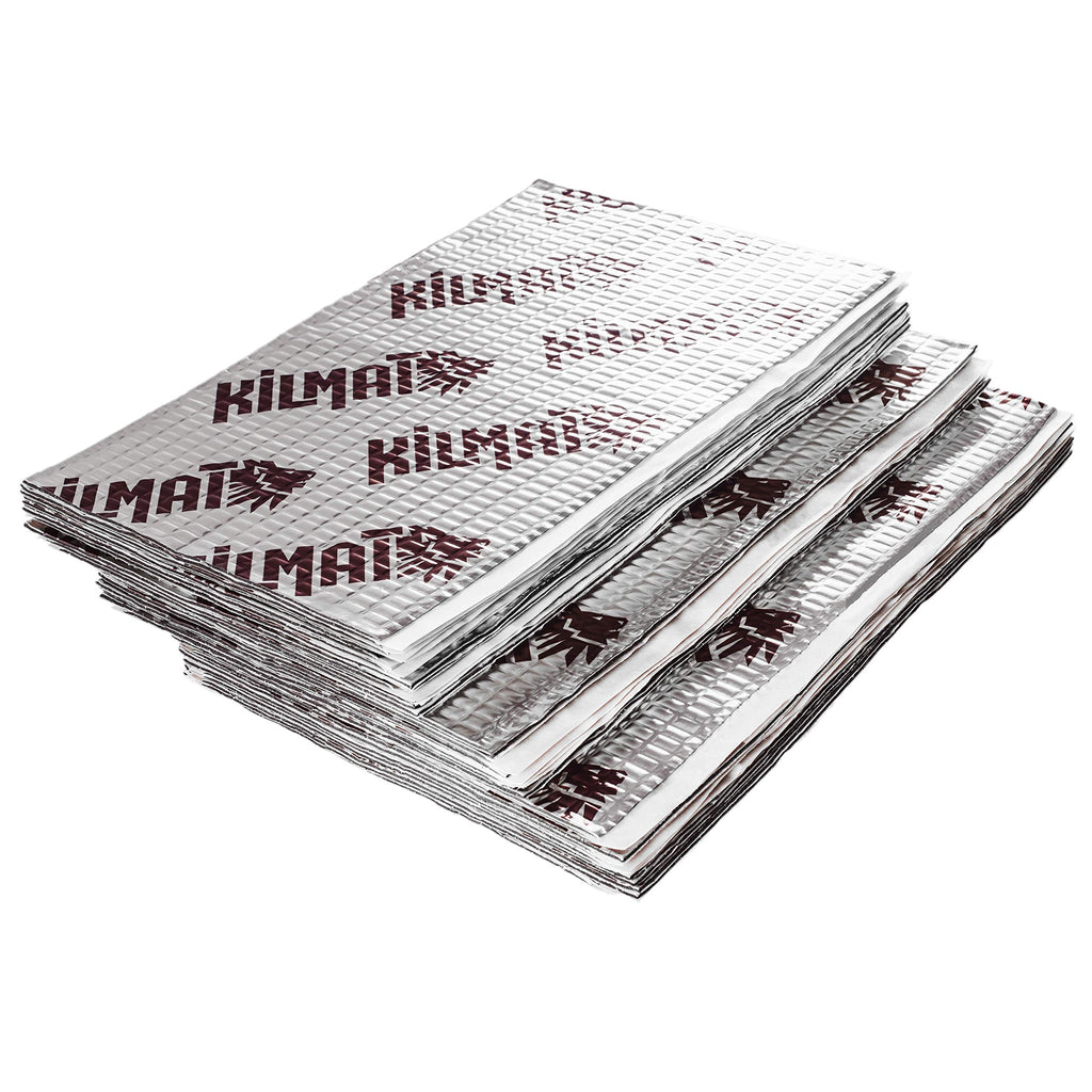 KILMAT 80 Mil (2 mm) 36 Sqft (3.4 Sqm) Car Sound Deadening Mat, Alubutyl Automotive Sound Deadener, Audio Noise Insulation and Dampening