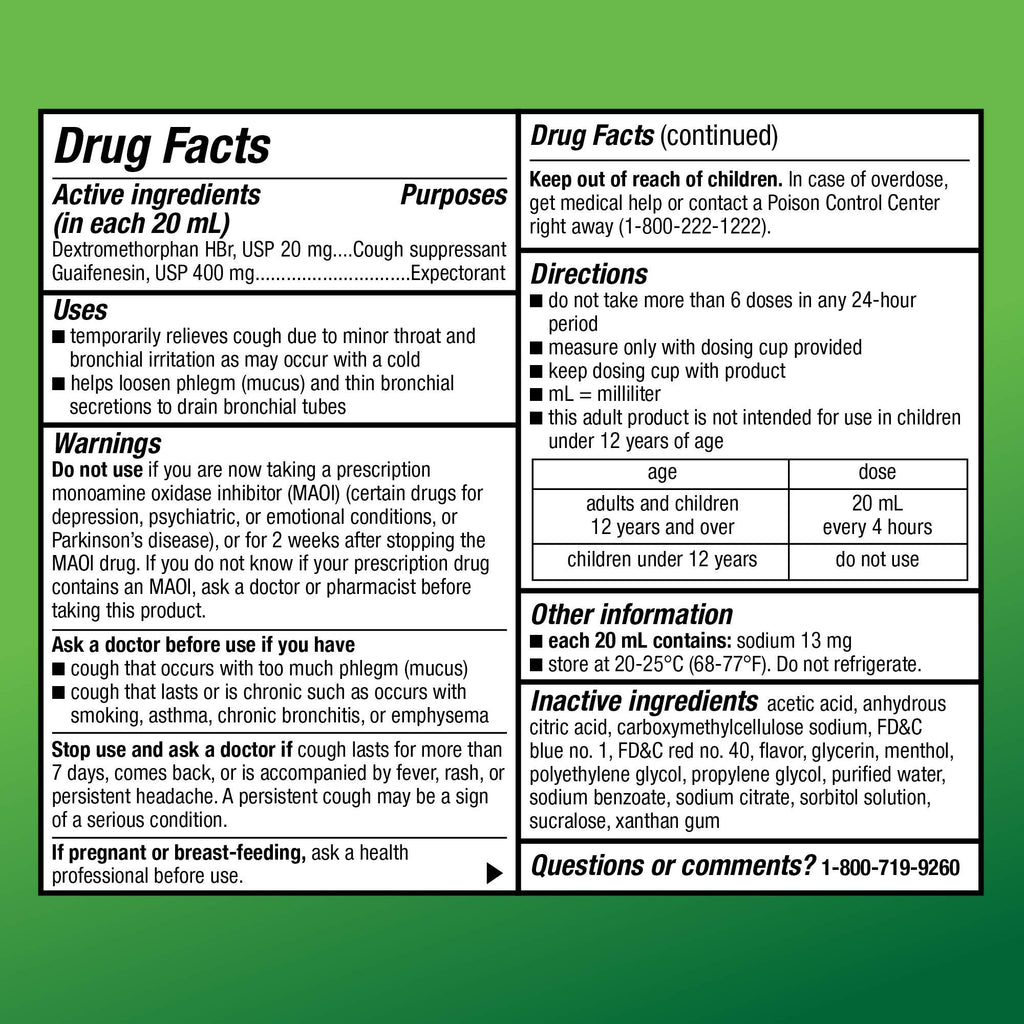 Amazon Basic Care Tussin Severe CF Max Syrup, Multi-Symptom Cough, Cold & Flu Liquid Medicine, Non-Drowsy, Relieves Cough, Sore Throat, Body Aches, Fever, Nasal and Chest Congestion,8 FlOz (Pack of 2)