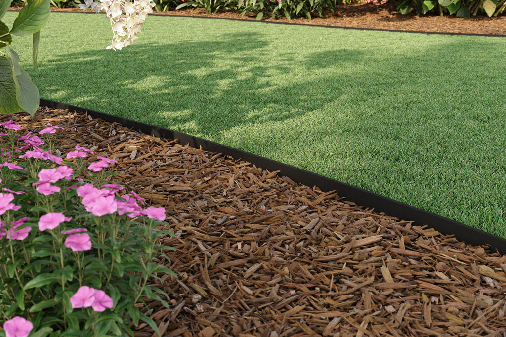 EasyFlex 4-Inch Composite Landscape Edging Kit, 40-Foot, Black
