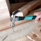 Amazon Basics 104-Piece Home Repair Household Tool Set with Easy Carrying Round Pouch, Portable Hand Tool Kit, Turquoise, 14.4 x 11.4 x 3 inches