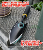 Kemaier Heavy Duty Gardening Hand Trowel - Carbon Steel Shovels Tool