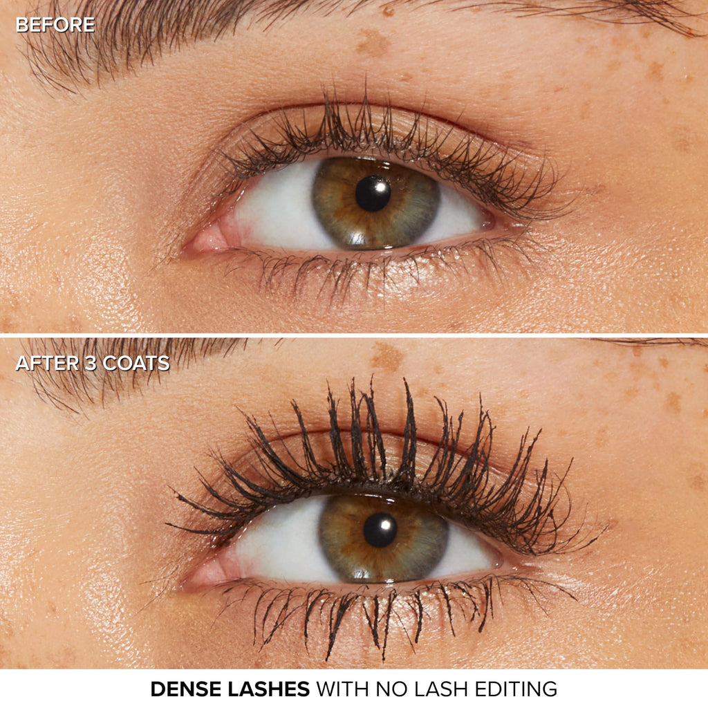 Too Faced Better Than Sex Volumizing and Lengthening Mascara | Vegan Formula, Dramatic Volume and Length | Cruelty-Free Eye Makeup + Hourglass Brush for False Lash Effect, Black, 0.27 Fl Oz