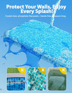 SUMMERBUDDY Pool Phosphate Remover,Advanced Phosphate Removal Pool Formula-Perfect for Swimming Pool Treatment to Make Your Pool Phosphate Free