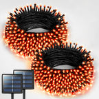 JMEXSUSS 2 Pack Solar Halloween Lights, Total 151FT 400 LED, Orange