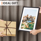 upsimples 11x17 Picture Frame, Gallery Wall Frames Set of 5, Black