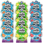 Tub Works® Bath Crackles Bath Toy, Variety 12 Pack | Nontoxic & Fragrance-Free | Makes Bath Water Crackle & Pop for a Unique Kids Bath | Swirl Water for Fizzy Fun | Sensory Kids & Toddler Bath Toys