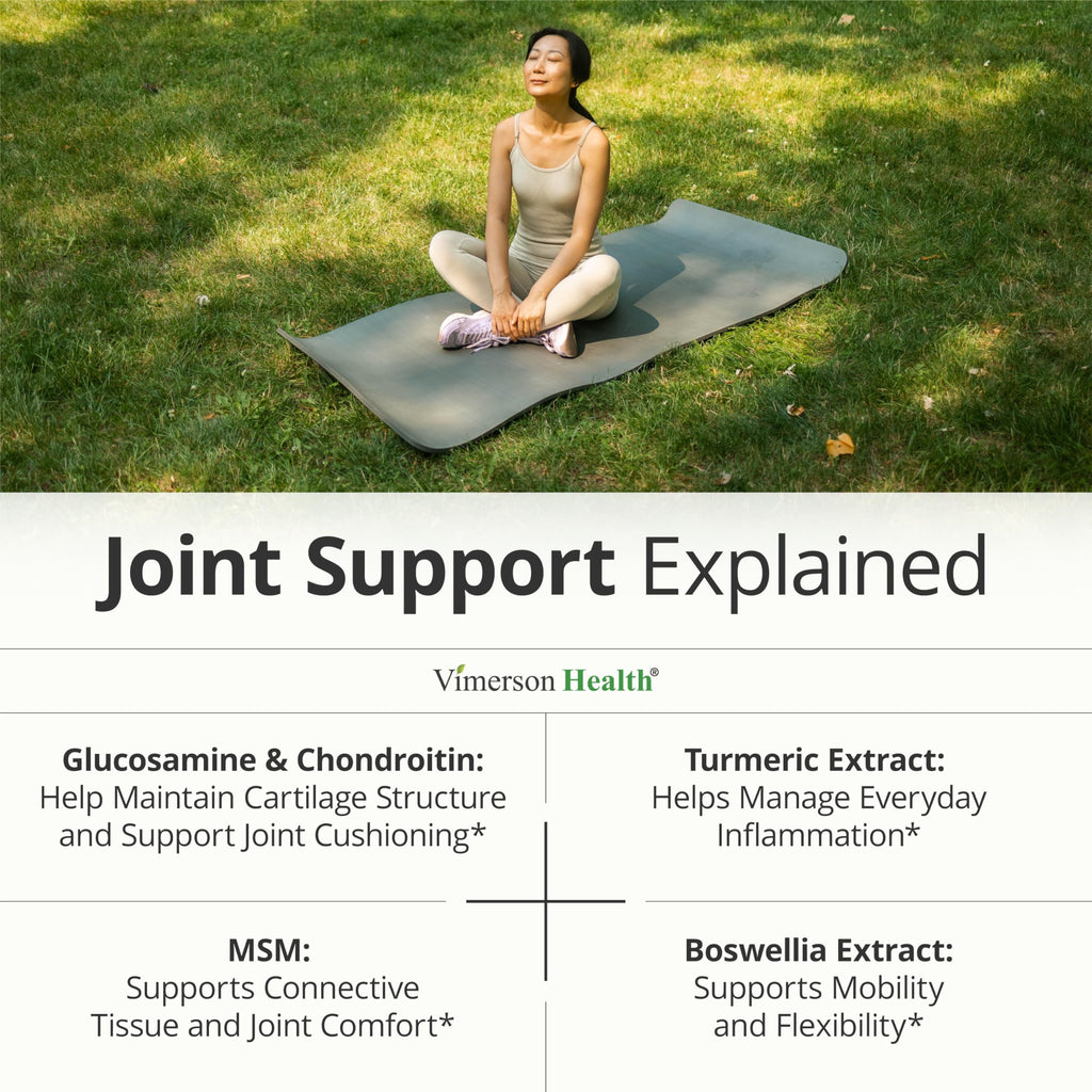 Glucosamine Chondroitin MSM – Joint Support Supplement for Women and Men with Glucosamine Sulfate 1500 mg, Chondroitin and MSM – for Cartilage, Joint Health and Flexibility – 2 Pack
