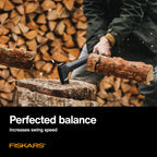 Fiskars A-Series Super Splitting Axe 36", for Medium to Large Size Logs