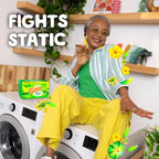 Gain dryer sheets Plus Wrinkle Release, Original Scent, 120 Count, Fights static with a touch of scent, laundry sheets