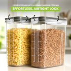 Utopia Kitchen Cereal Containers Storage Set with Lids, 4 Pack, 4L (135 Oz)