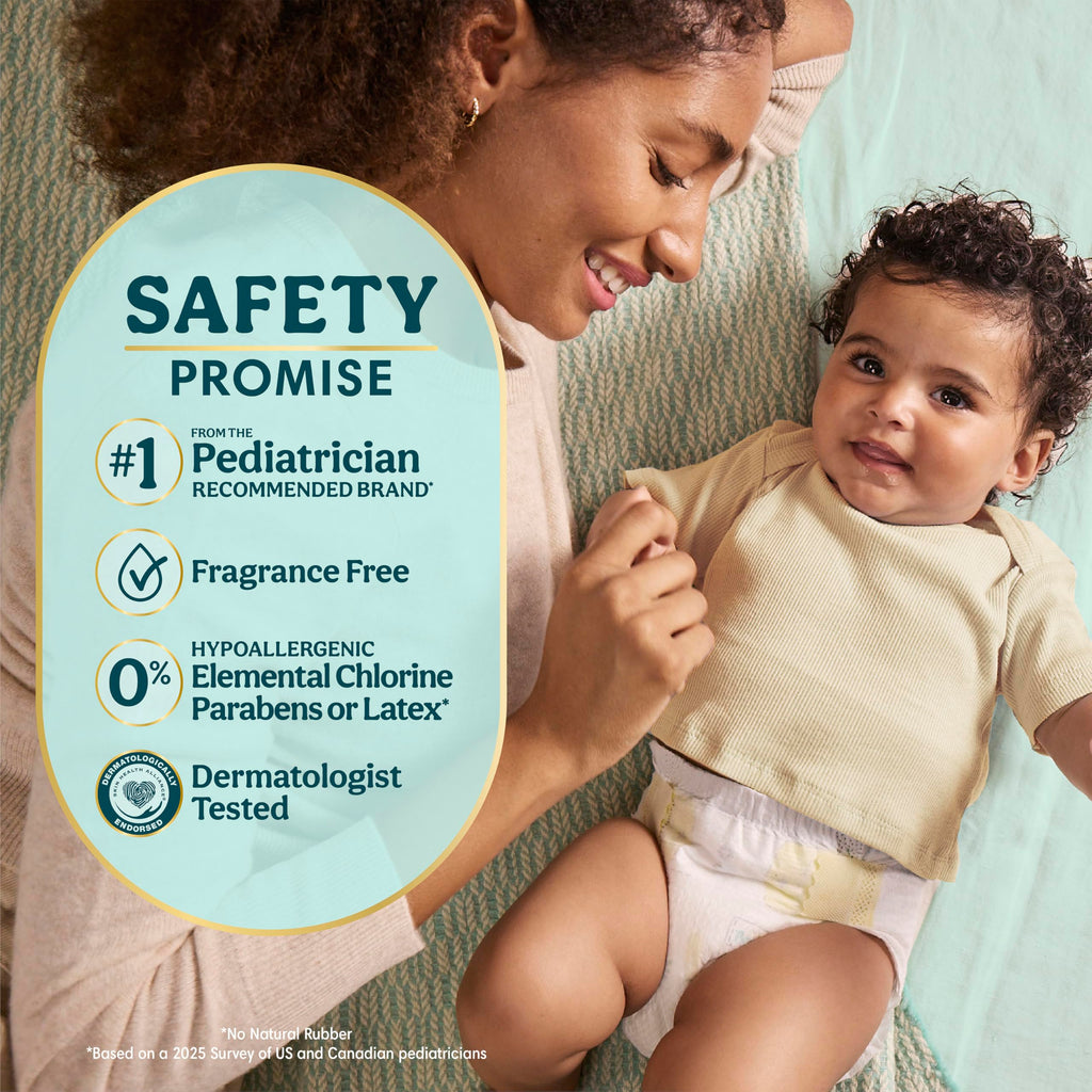 Swaddlers Diapers, Size 3 (13-26 lbs), 168 Count, Fragrance Free, Hypoallergenic, Absorbent, Pediatrician Recommended, Skin Safe