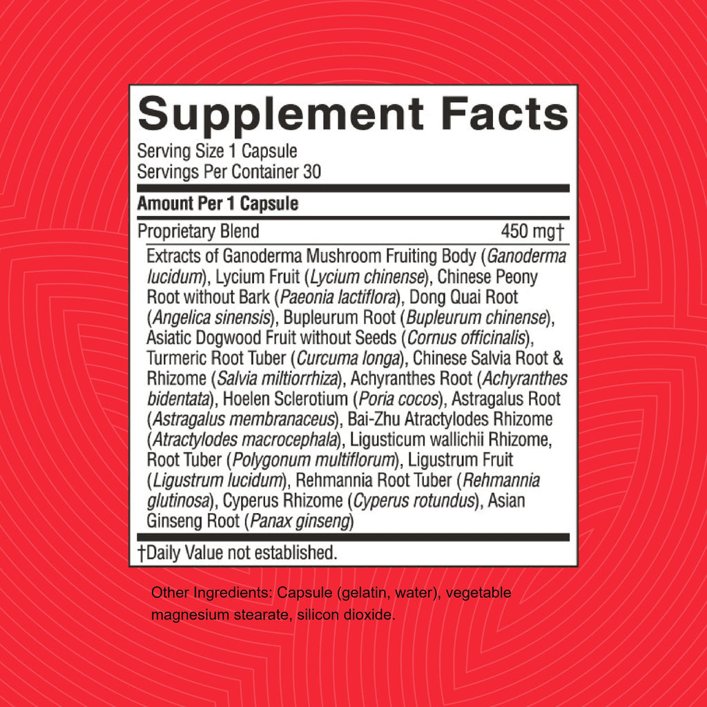 Nature's Sunshine Blood Stimulator TCM Concentrate, 30 Capsules | Contains 18 Chinese Herbs That Support Blood, Liver, Glands, and Circulation