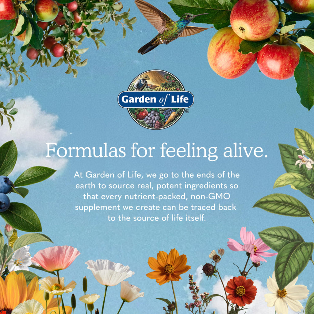 Garden of Life Organics Kids Gummy Vitamins - Fruit - Certified Organic, Non-GMO & Vegan Complete Children's Multi - B12, C & D3 - Gluten, Soy & Dairy Free, 120 Real Fruit Chew Gummies