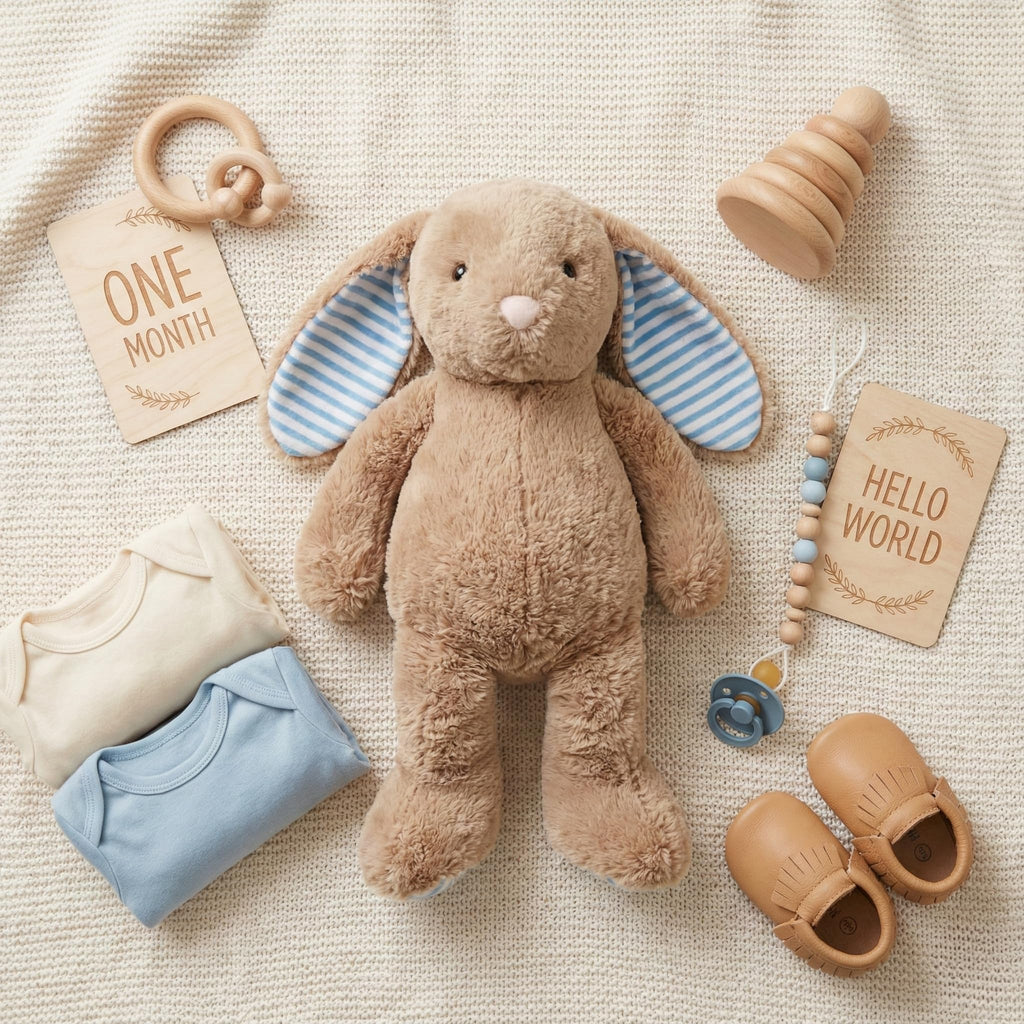 WEIGEDU Rabbit Bunny Stuffed Animals Plush Toys with Floppy Long Ears