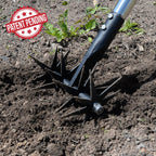 CKLT 66in Rotary Cultivator Garden Tool with Tempered Spring Steel Tines