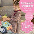 Adora Sweet Baby - 11” Soft & Cuddly Baby Doll, Realistic Features, Gentle Scent, Machine Washable, Lightweight & Easy to Hold | Adorable Playmate (Banana)