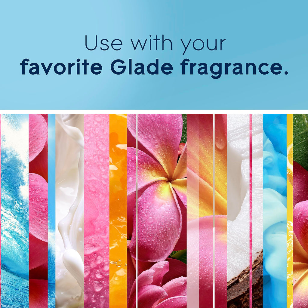 Glade PlugIns Air Freshener Warmer, Scented and Essential Oils for Home and Bathroom, Up to 50 Days on Low Setting, 5 Count (Pack of 2)