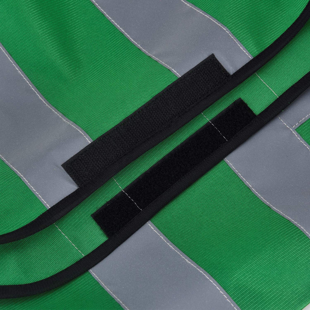 personalise Custom Green xxl High Visibility reflective Safety Vest Logo