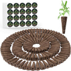 Growell 240 Pcs Hydroponic Pods Kit, 120 Grow Sponges & 120 Pod Labels