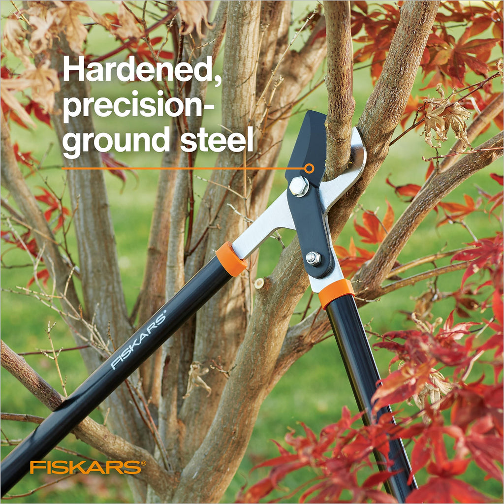 Fiskars 28" Power-Lever Garden Bypass Loppers, 1.75" Cut Capacity