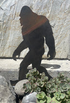 SQUATCH METALWORKS Bigfoot Walking Spike (Lawn Spike) - Lawn and Garden Ornament - Bigfoot/Sasquatch/Yeti Gift - Cold Rolled Steel - Made and Manufactured in USA