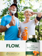 Carlyle Sea Buckthorn Oil Capsules | 200 Softgels | Non-GMO, Gluten Free | Sea Buckthorn Berry Oil Supplement