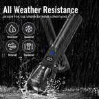 TrixHub Rechargeable Flashlights High Lumens 2Pack, 5Mode Flash Light with LCD Digital Display, Super Bright Adjustable Tactical Flashlight, High Powered LED Handheld Flashlight for Home
