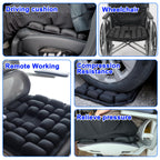 Sondor Travel Cushion,Portable & Adjustable Airplane seat Cushion for Long Flights,Inflatable Cushion for Wheelchair, Travel,Driving