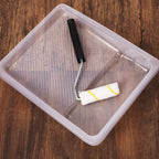 Bates- Paint Tray Liner, 9 Inch, 10 pcs, White Paint Pans Trays, Paint Roller Tray, Roller Tray Liners