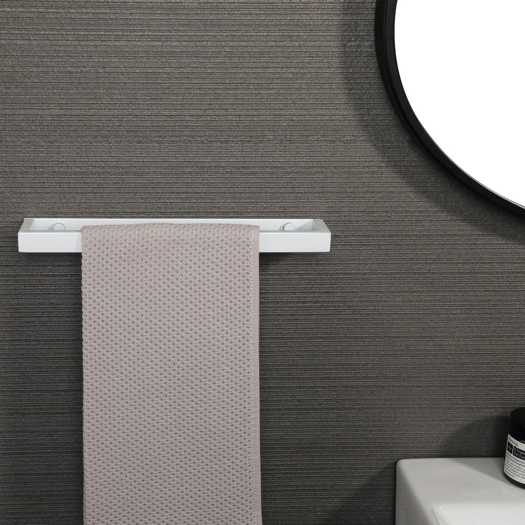 Alise Hand Towel Holder,12 Inch Towel Bar for Bathroom,Towel Racks for Lavatory,Wall Mount Towel Hanger,SUS304 Stainless Steel Towel Rail,White Finish