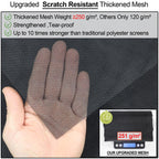 Upgraded Magnetic Screen Door Thicker 250g/m² Reinforced Mesh,36 Longer Magnets,Door Screen Magnetic Closure for Single Door,Screen Size 34 x81 Inch,Fit Doors to 32 x 80 Inch