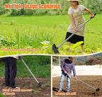 ATLRGISL Weed Puller Tool with Long Handle, Manual Weed Remover Tool, 2 in 1 Weed Rake&Grabber and Garden Hoe, Dandelion Gardenia Heavy Duty Uprooting Tool for Yard, Lawn and Garden, 58Inch
