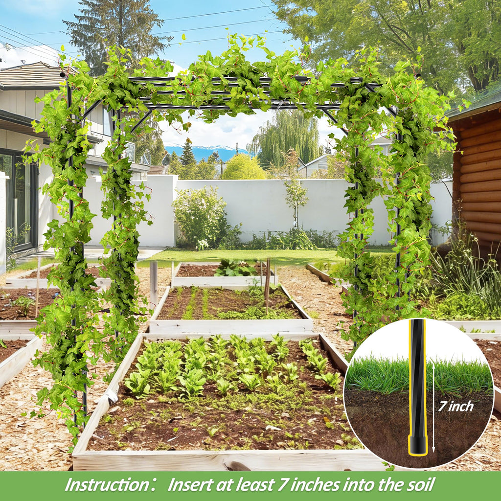 Grape Vine Trellis - Cucumber Trellis Size: 112.8 * 96 * 80.4 inches