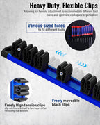 WORKPRO Magnetic Screwdriver and Wrench Organizer Set, 12-Slot Tool Holder