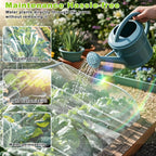 Remiawy Garden Netting, 2 Pack 10 x 33 FT Ultra Fine Garden Mesh Netting for Plants, Gardening Raised Bed Barrier Row Cover Protection Screen for Fruits Flowers Vegetables from Birds Animals Deer